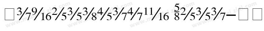 Liberation Seri字体转换